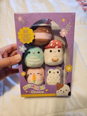 Squishmallows Micromallows 5 Pack Easter Basket Bop Malcom Holly Regina Allegra